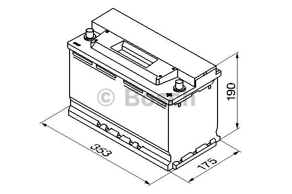 0 092 S30 130 BOSCH Стартерная аккумуляторная батарея (фото 2)