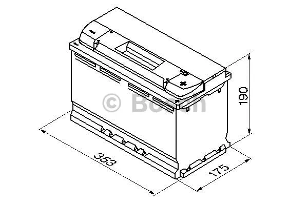 0 092 S40 130 BOSCH Стартерная аккумуляторная батарея (фото 1)