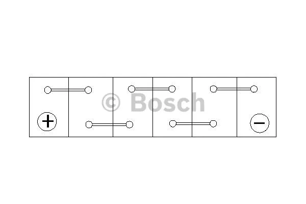 0 092 S40 190 BOSCH Стартерная аккумуляторная батарея (фото 5)