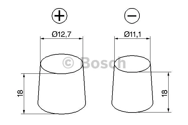 0 092 S40 220 BOSCH Стартерная аккумуляторная батарея (фото 3)