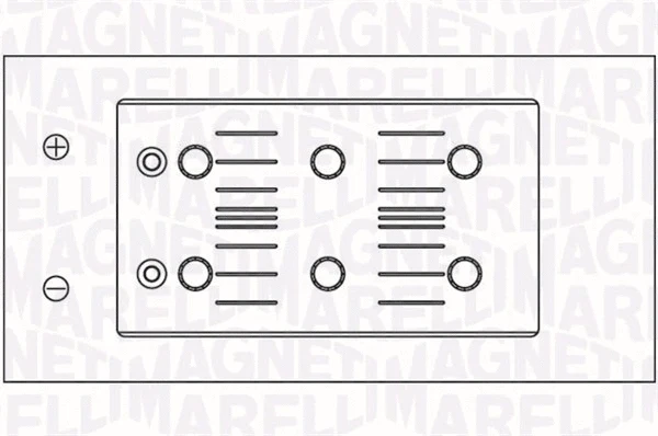 067300470005 MAGNETI MARELLI Стартерная аккумуляторная батарея (фото 1)