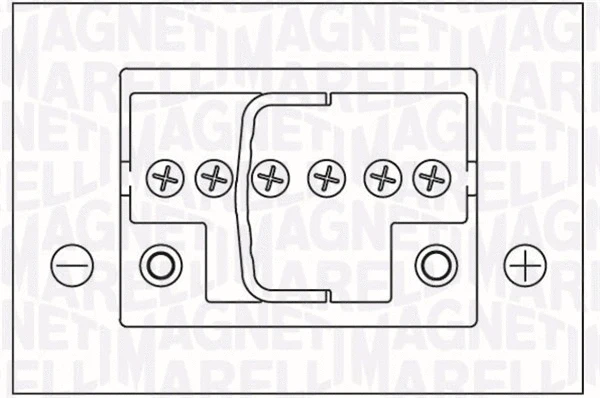 067300490005 MAGNETI MARELLI Стартерная аккумуляторная батарея (фото 1)