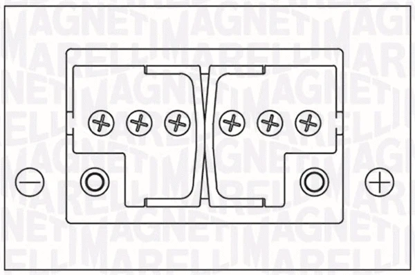 067300500005 MAGNETI MARELLI Стартерная аккумуляторная батарея (фото 1)