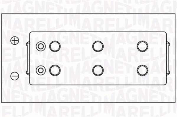 067300520005 MAGNETI MARELLI Стартерная аккумуляторная батарея (фото 1)