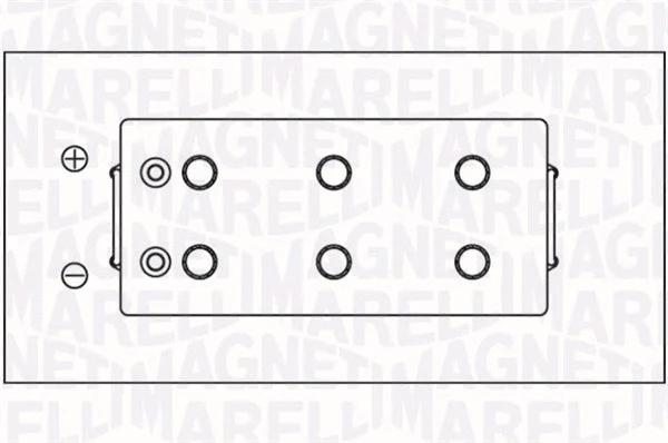 067300560005 MAGNETI MARELLI Стартерная аккумуляторная батарея (фото 1)