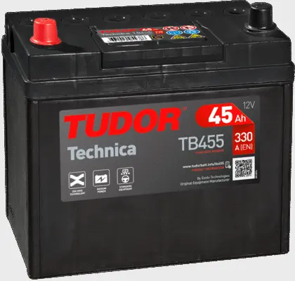 TB455 TUDOR Стартерная аккумуляторная батарея (фото 1)