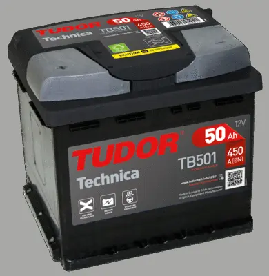 TB501 TUDOR Стартерная аккумуляторная батарея (фото 1)