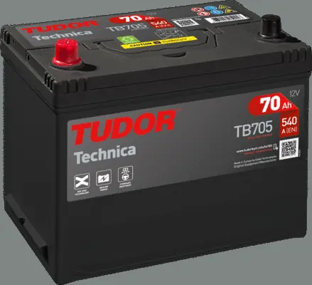 TB705 TUDOR Стартерная аккумуляторная батарея (фото 1)