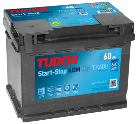 TK600 TUDOR Стартерная аккумуляторная батарея (фото 2)