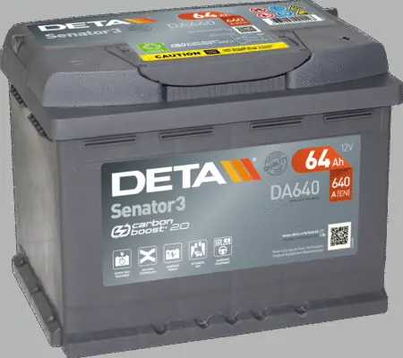 DA640 DETA Стартерная аккумуляторная батарея (фото 1)