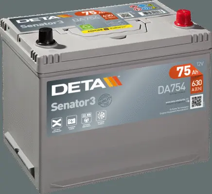 DA754 DETA Стартерная аккумуляторная батарея (фото 1)