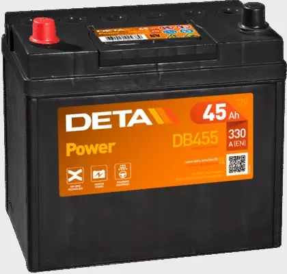 DB455 DETA Стартерная аккумуляторная батарея (фото 1)