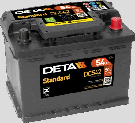 DC542 DETA Стартерная аккумуляторная батарея (фото 2)