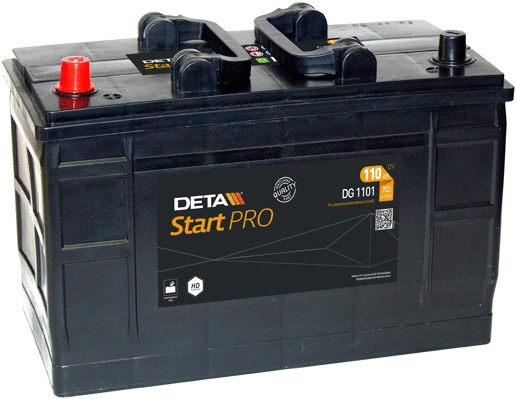 DG1101 DETA Стартерная аккумуляторная батарея (фото 2)