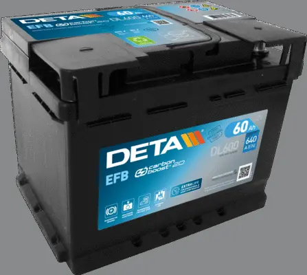DL600 DETA Стартерная аккумуляторная батарея (фото 1)