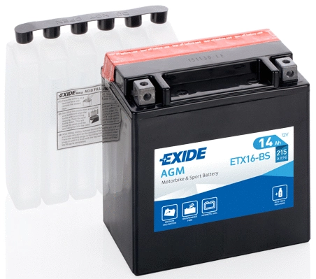 ETX16-BS DETA Стартерная аккумуляторная батарея (фото 1)