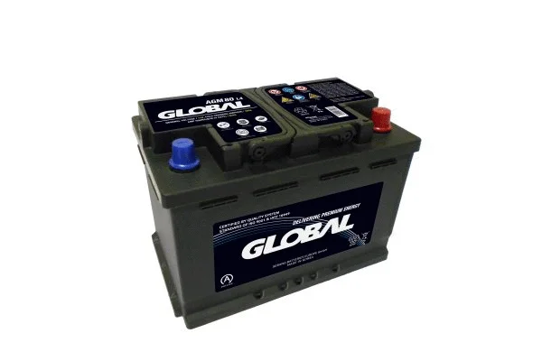 GR080AGM GLOBAL Стартерная аккумуляторная батарея (фото 1)