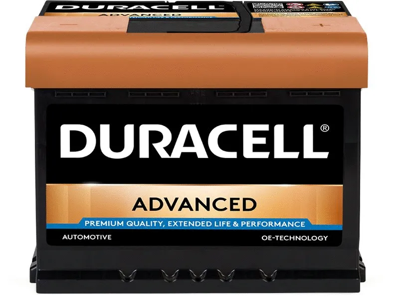 013562190801 DURACELL Стартерная аккумуляторная батарея (фото 1)