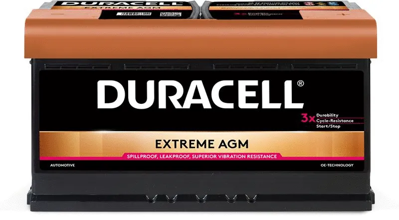 016592010801 DURACELL Стартерная аккумуляторная батарея (фото 1)