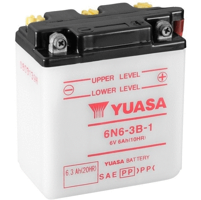 6N6-3B-1 YUASA Стартерная аккумуляторная батарея (фото 1)