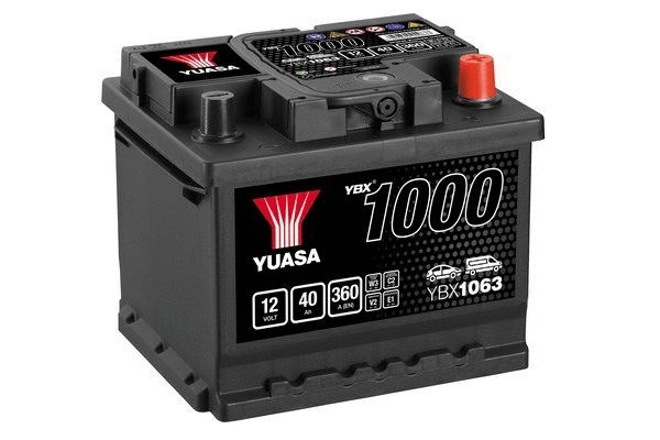 YBX1063 YUASA Стартерная аккумуляторная батарея (фото 1)