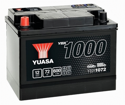 YBX1072 YUASA Стартерная аккумуляторная батарея (фото 1)