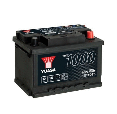 YBX1075 YUASA Стартерная аккумуляторная батарея (фото 1)
