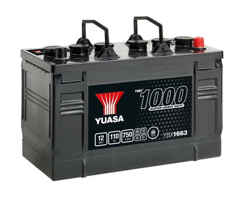 YBX1663 YUASA Стартерная аккумуляторная батарея (фото 1)