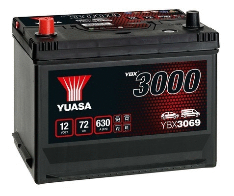 YBX3069 YUASA Стартерная аккумуляторная батарея (фото 1)