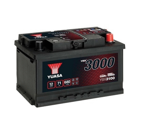 YBX3100 YUASA Стартерная аккумуляторная батарея (фото 1)