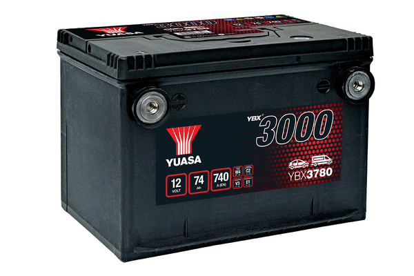 YBX3780 YUASA Стартерная аккумуляторная батарея (фото 1)