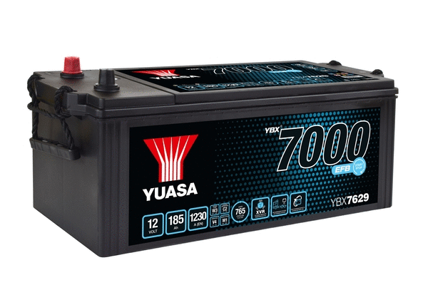 YBX7629 YUASA Стартерная аккумуляторная батарея (фото 1)