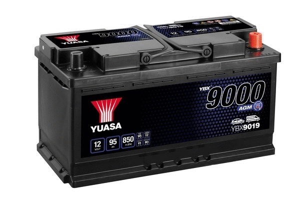 YBX9019 YUASA Стартерная аккумуляторная батарея (фото 1)
