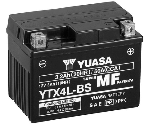 YTX4L-BS YUASA Стартерная аккумуляторная батарея (фото 1)