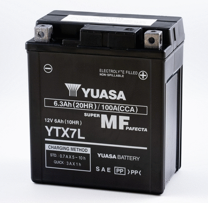 YTX7L YUASA Стартерная аккумуляторная батарея (фото 1)