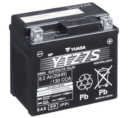 YTZ7S YUASA Стартерная аккумуляторная батарея (фото 1)