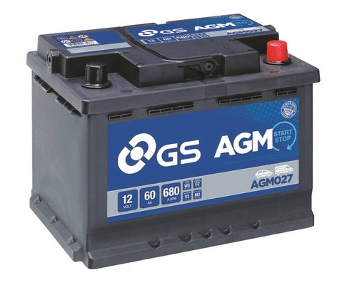 AGM027 GS Стартерная аккумуляторная батарея (фото 1)