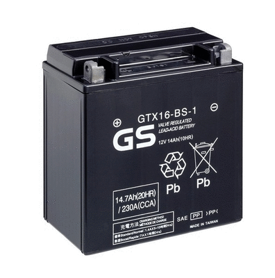 GS-GTX16-BS-1 GS Стартерная аккумуляторная батарея (фото 1)