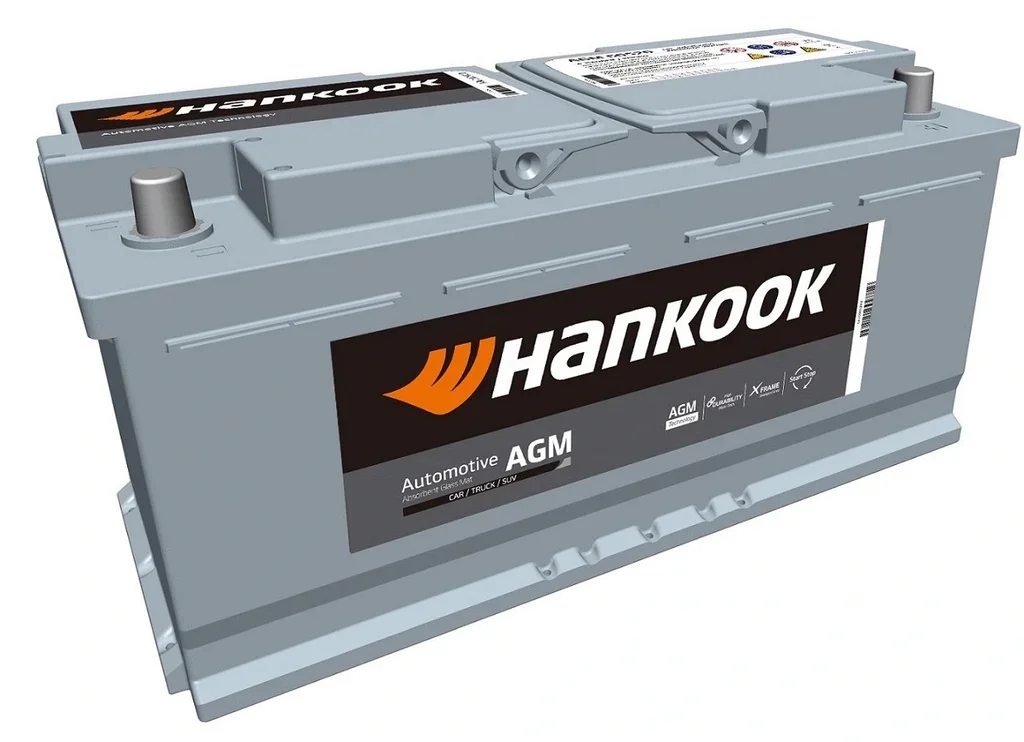 AGM 60520 HANKOOK Стартерная аккумуляторная батарея (фото 1)