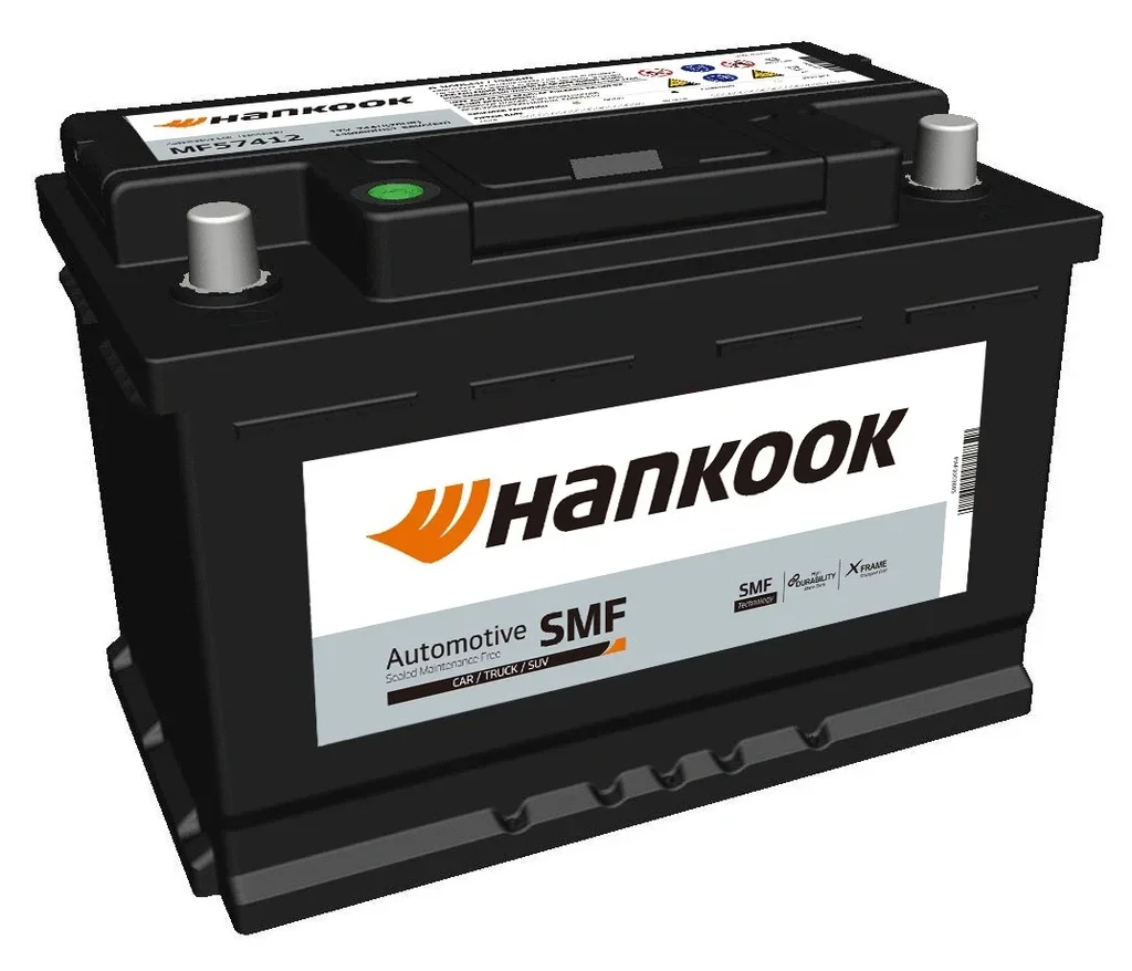 MF57412 HANKOOK Стартерная аккумуляторная батарея (фото 1)
