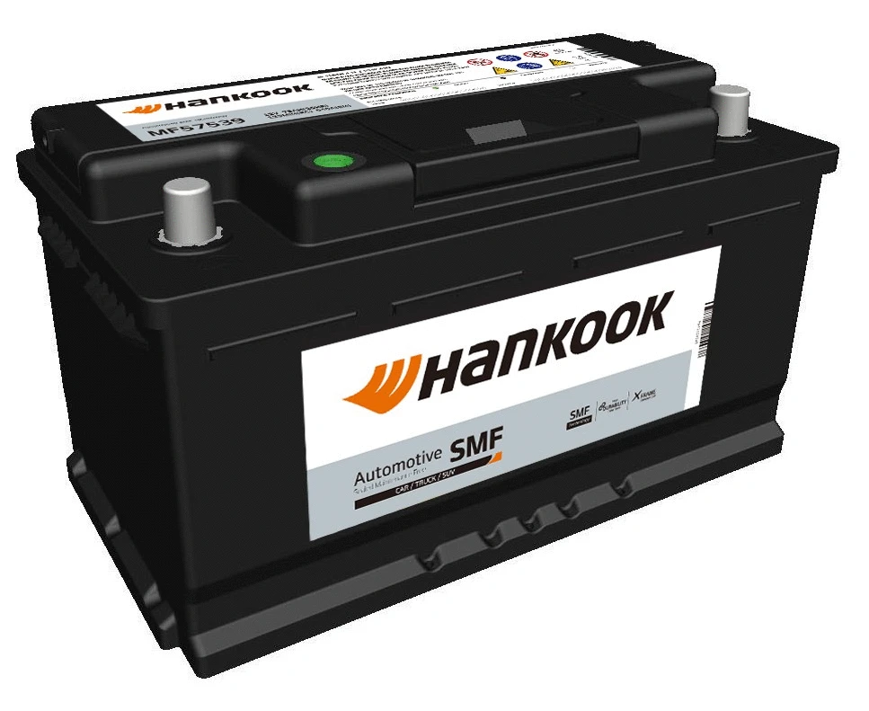 MF57539 HANKOOK Стартерная аккумуляторная батарея (фото 1)