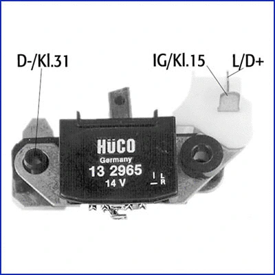 132965 HITACHI/HUCO Регулятор генератора (фото 1)