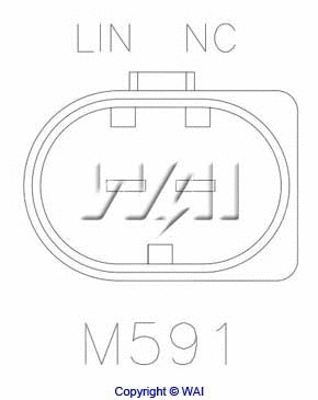 M591 WAIGLOBAL Регулятор генератора (фото 3)