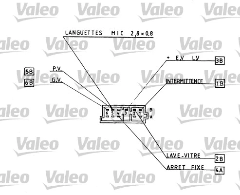 251160 VALEO Выключатель на рулевой колонке (фото 1)