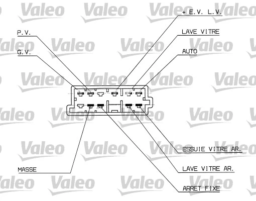 251314 VALEO Выключатель на рулевой колонке (фото 1)