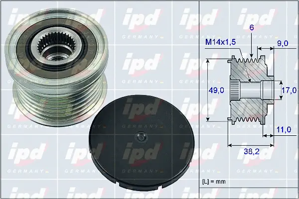 15-4004 IPD Механизм свободного хода генератора (фото 1)