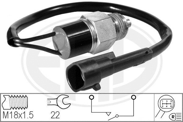 330508 ERA Выключатель, фара заднего хода (фото 1)