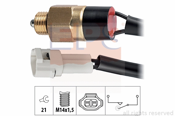 1.860.120 EPS Выключатель, фара заднего хода (фото 1)