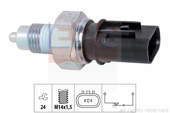 1.860.327 EPS Выключатель, фара заднего хода (фото 1)