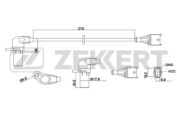 SE-4024 ZEKKERT Датчик импульсов (фото 1)